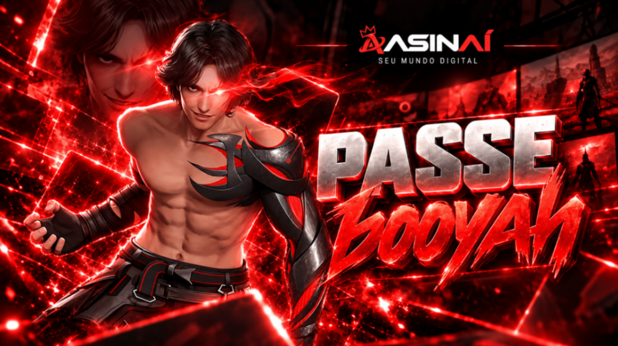 PASSE BOOYAH PREMIUM FREE FIRE (NÃO PRECISA ADICIONAR)